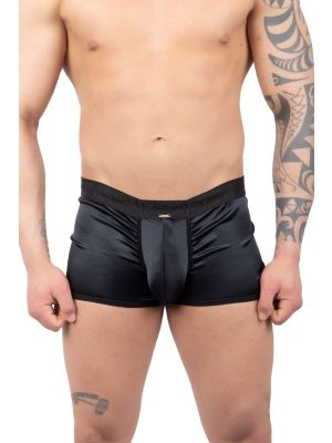 boxer push up liquid noir homme satin