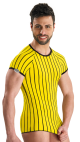 maglietta riga gialla