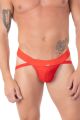 Jockstrap Rouge à Motif Toile d’Araignée